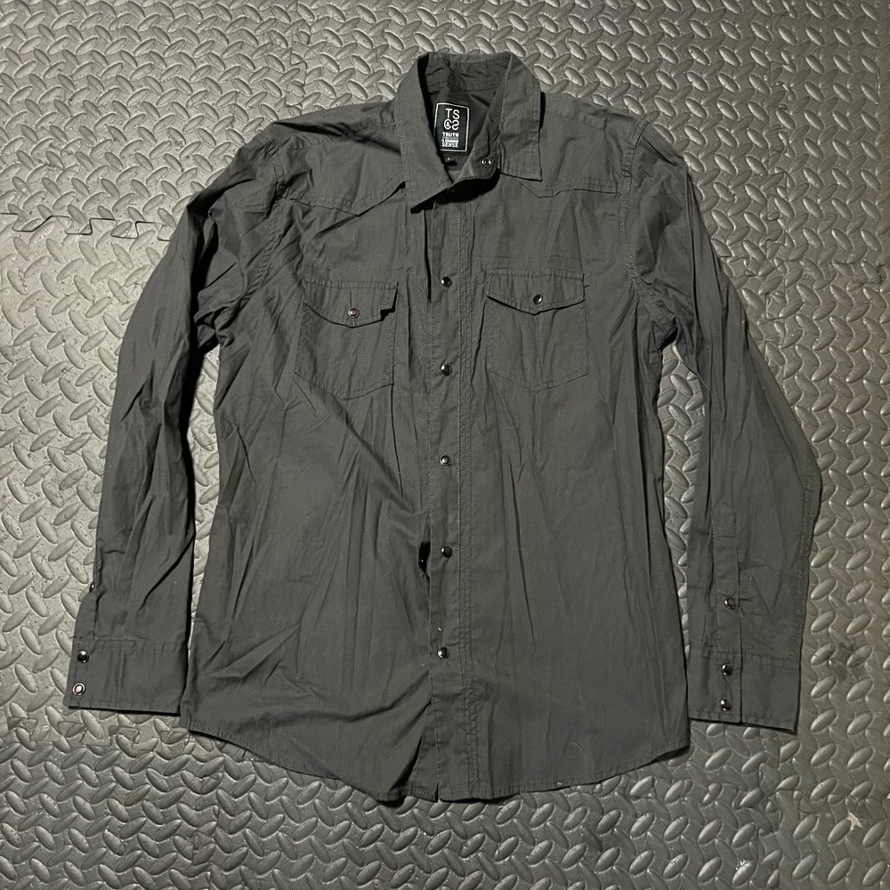 Truth Black Dress Shirt for Men